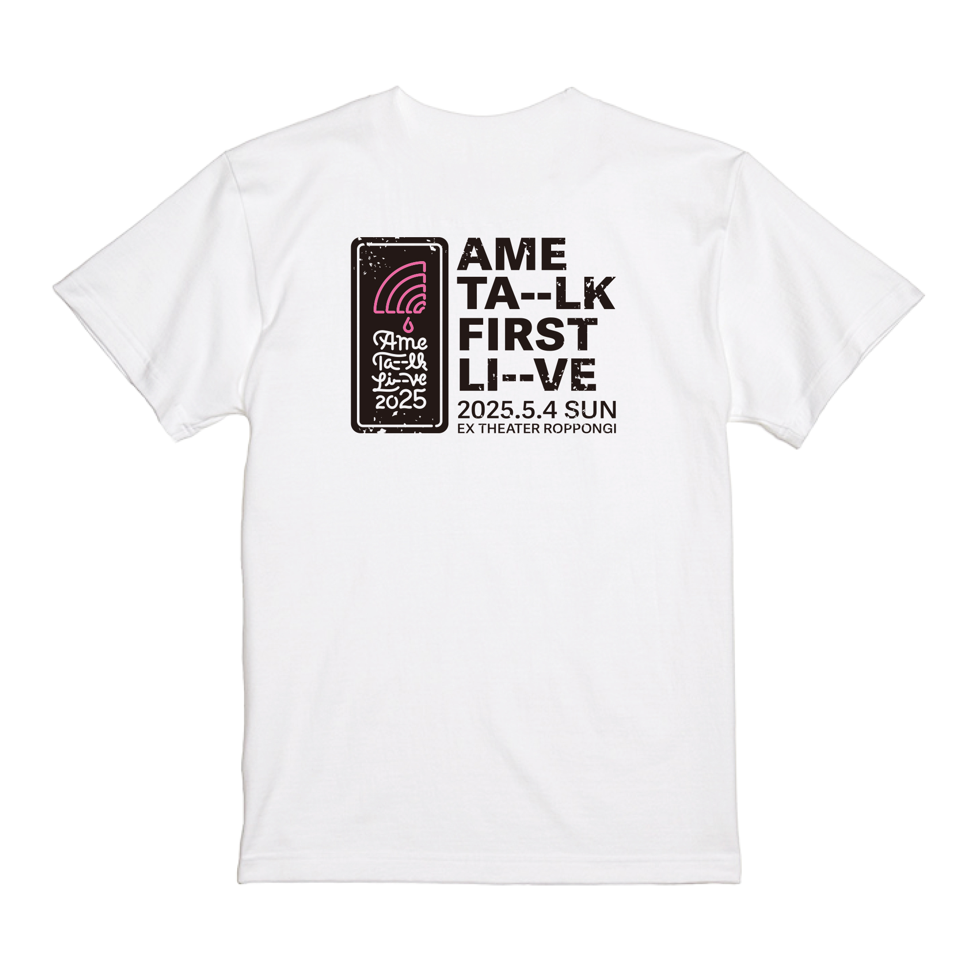 AMETA--LK FIRST LI--VE　Tシャツ　白【予約商品】