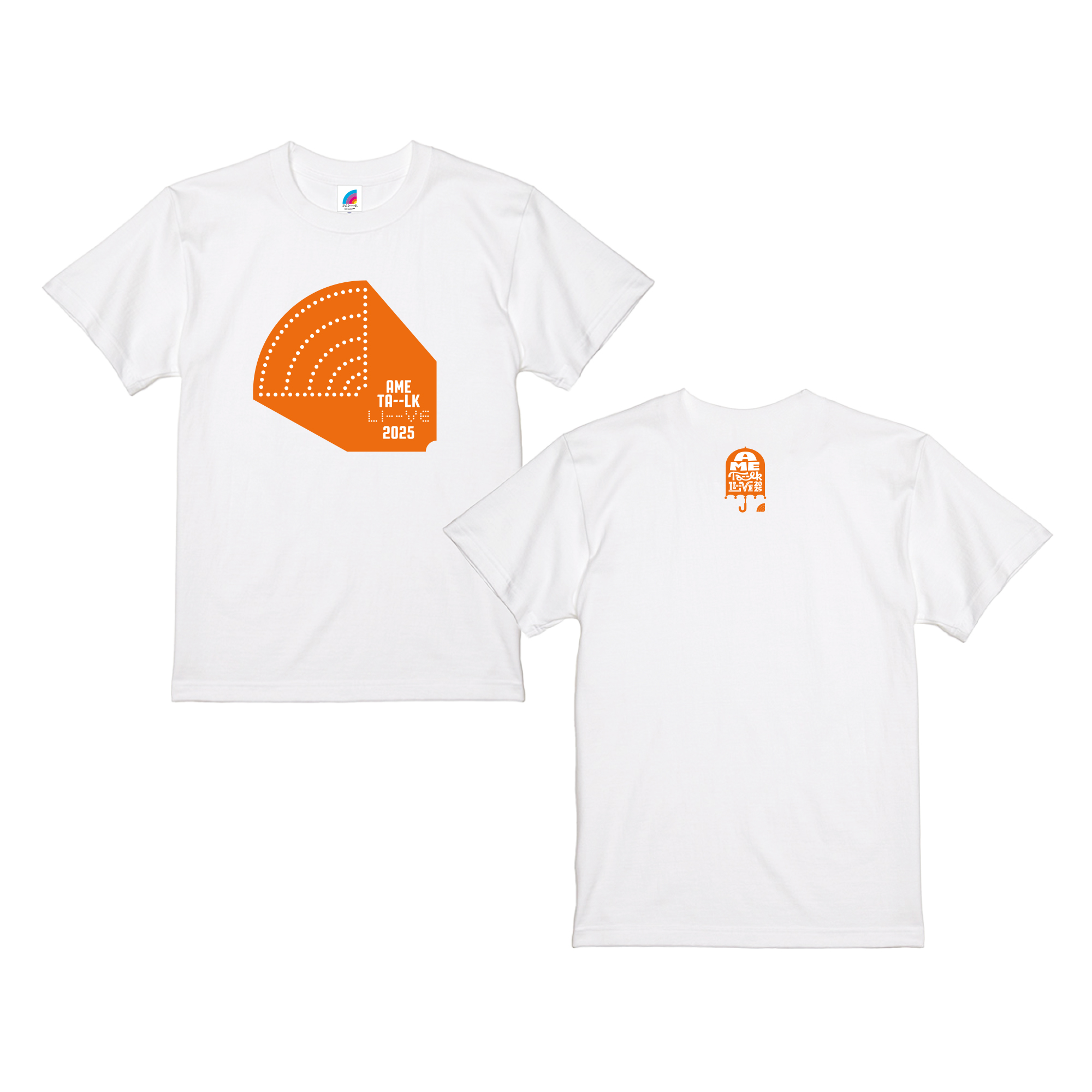 AMETA--LK FIRST LI--VE Tシャツ Orange logo【予約商品】